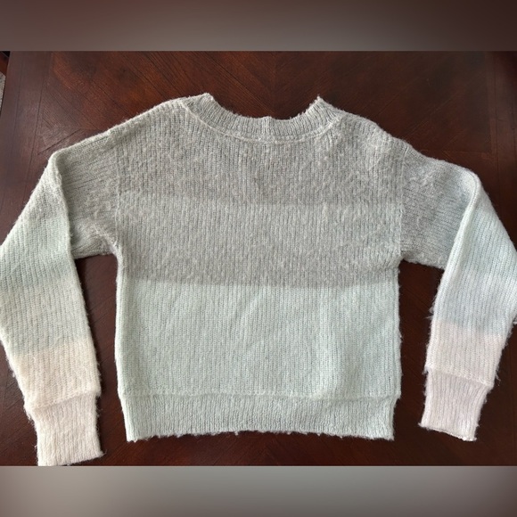 Free People Soft Gray and Cream Sweater - Picture 8 of 8